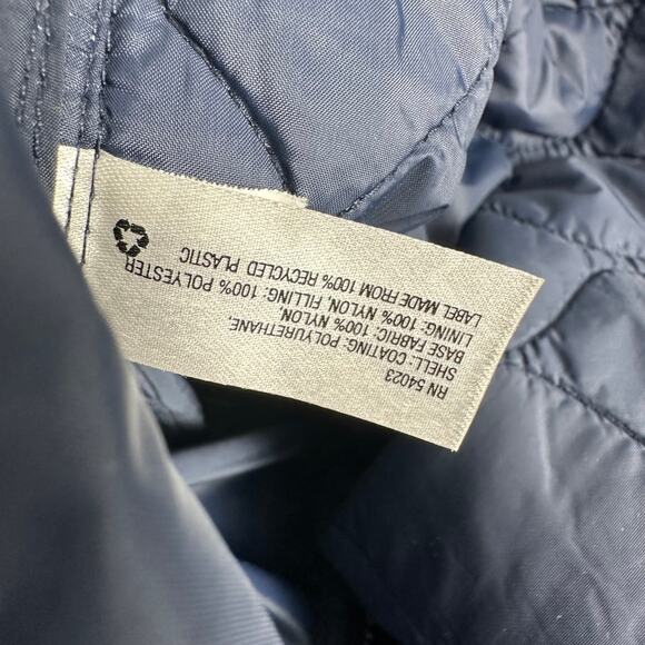 Gap‎ Outdoor Edition Jacket Mens S Navy Blue Quilted Full Zip Lightweight Travel - Picture 8 of 9